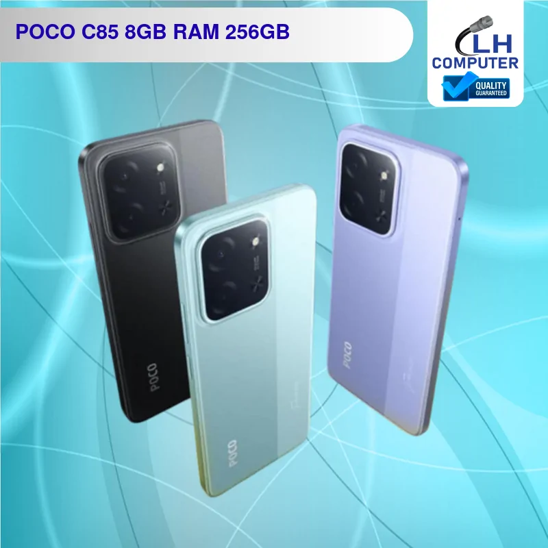 Celular POCO C85 negro 8GB RAM 256GB