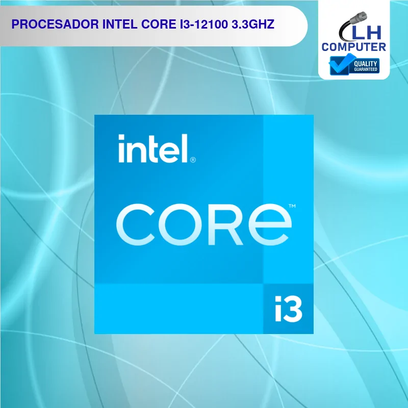 Procesador Intel Core i3-12100 3.3 GHz nuevo en caja