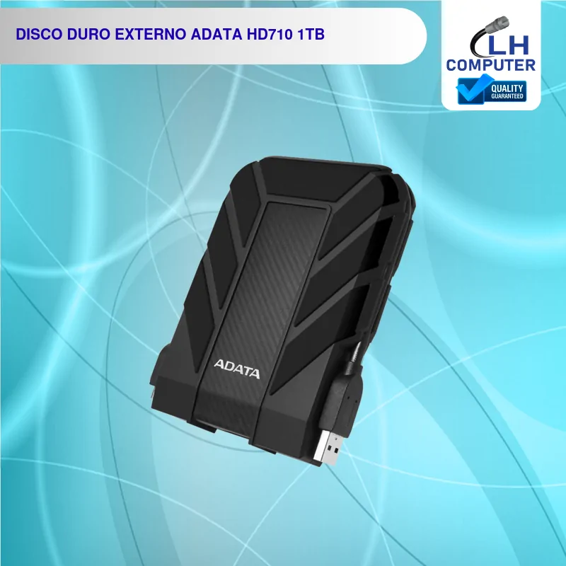 Disco duro externo ADATA HD710 1TB antigolpes y resistente al agua