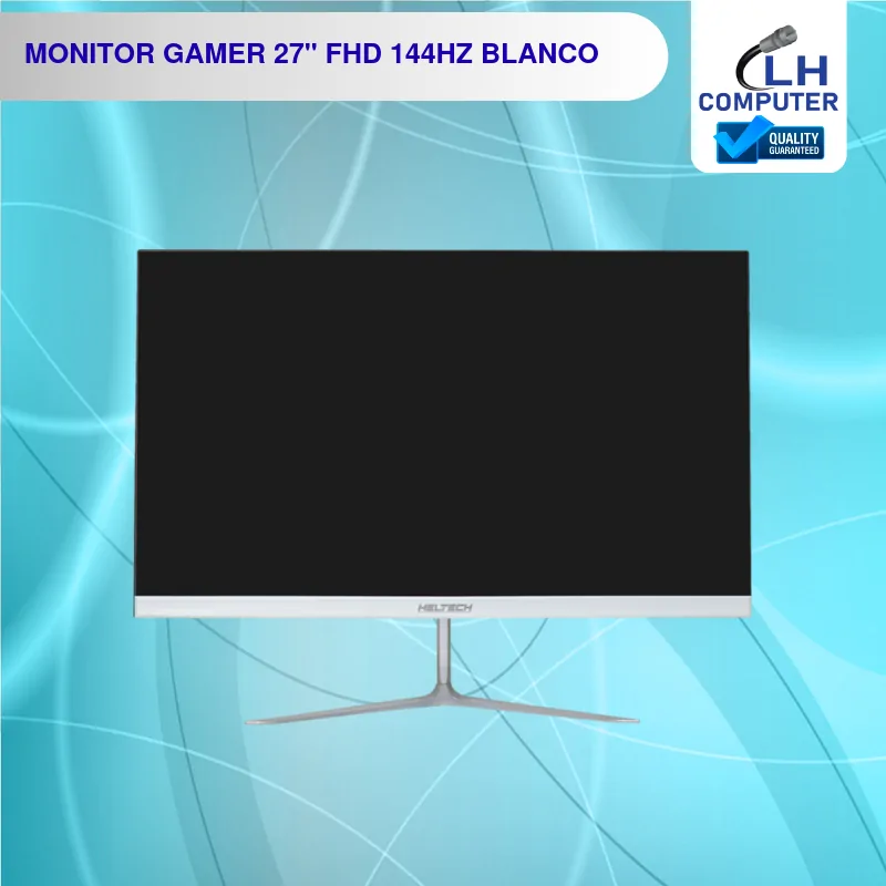 Monitor gamer Heltech 27" Full HD 144 Hz blanco