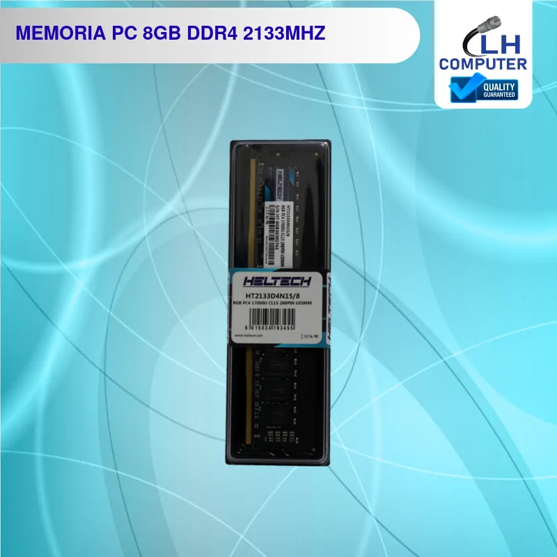 Memoria RAM Heltech 8GB DDR4 2133 MHz para PC