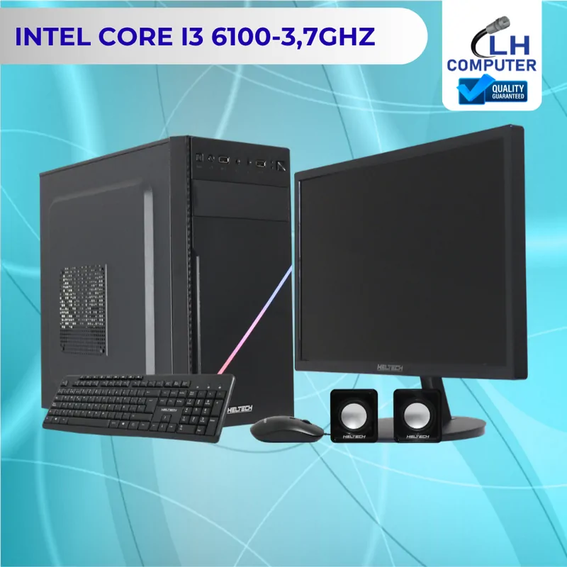 Combo PC Intel Core i3 6100 3.7 GHz