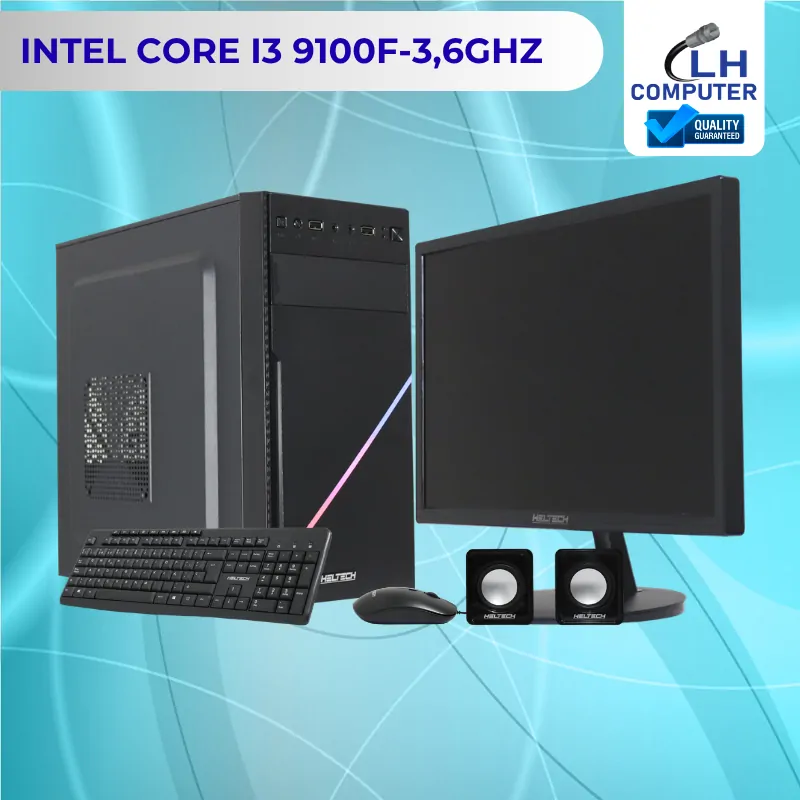 Combo PC Intel Core i3 9100F 3.6 GHz